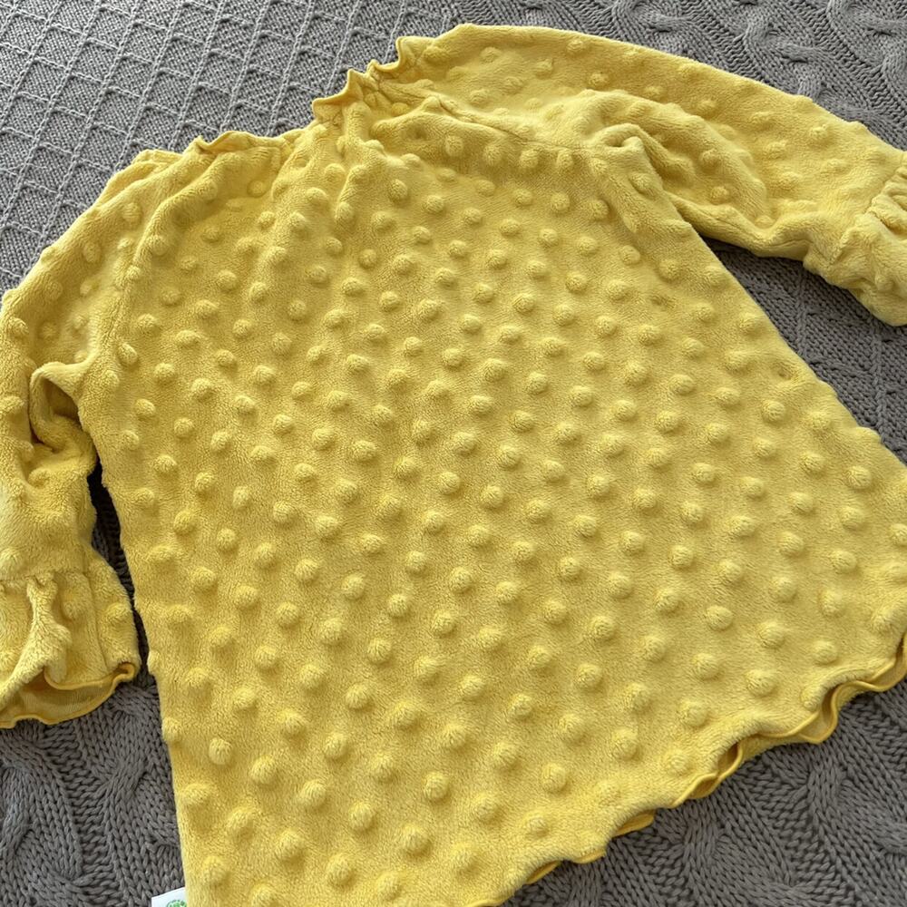 Lolly Wolly Doodle Mustard Yellow Popcorn Top ~ 2 - Picture 7 of 7